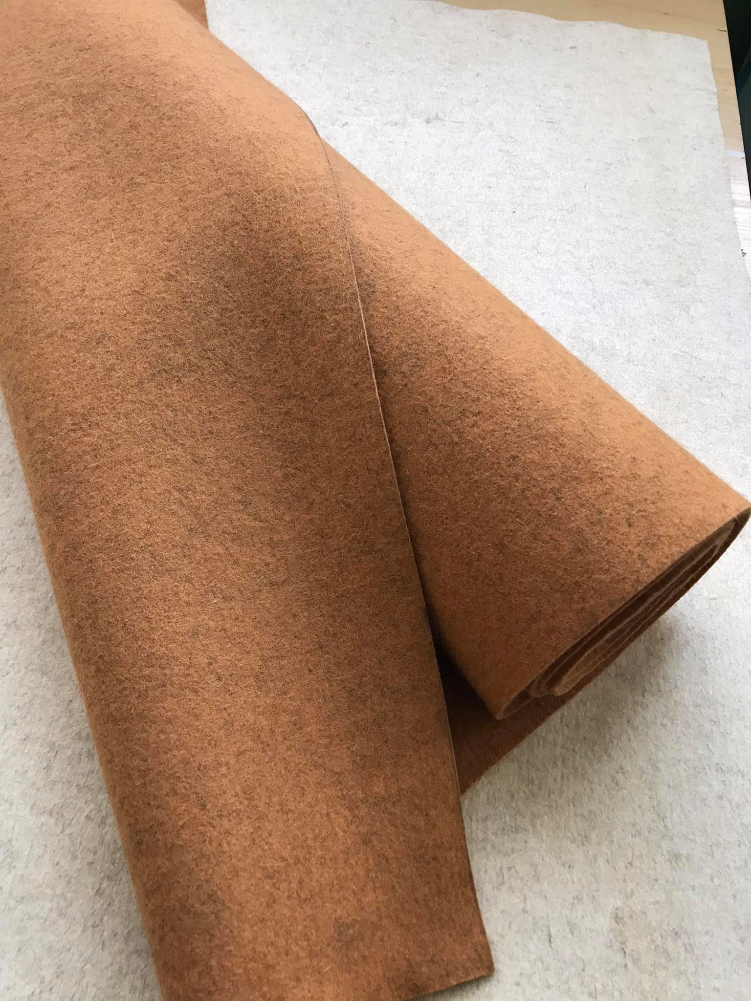 Faun-brown 2mm thick Zorin (100%wool)