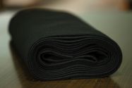 Black ZORIN (100%wool) felt per meter (width: 135 cm)