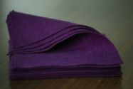 Purple woolfelt sheet