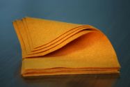Carrot colored woolfelt sheet