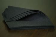 Dark grey woolfelt sheet