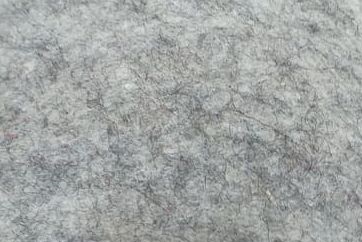 Grey melange 100% woolfelt per meter (width. 130 cm)
