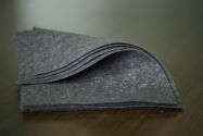 Grey marble woolfelt sheet