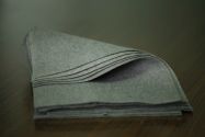 Light grey woolfelt sheet